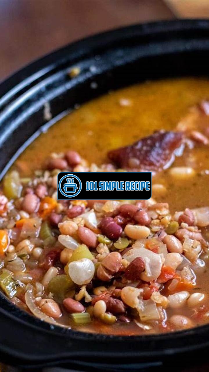 Delicious Bean Soup Recipes: A Hearty and Satisfying Option | 101 Simple Recipe