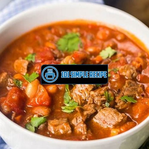 Discover the Perfect Chili Recipes with Beer | 101 Simple Recipe