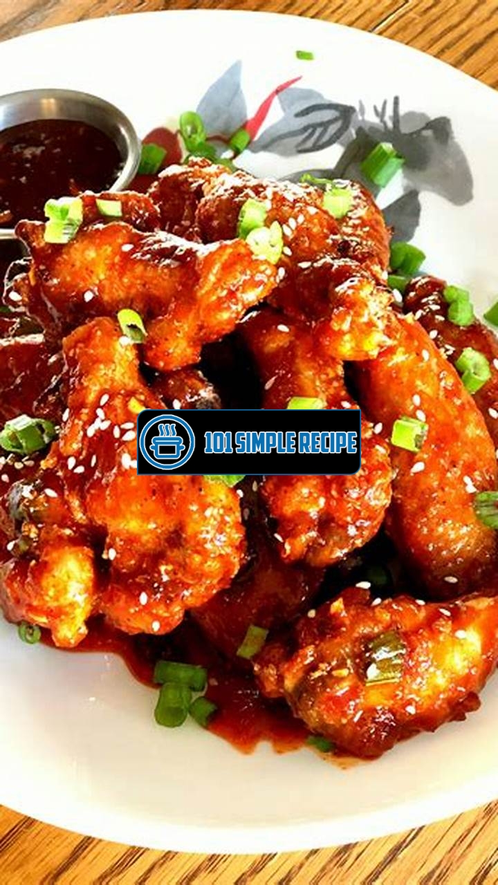 Deliciously Crispy Air Fried Korean Chicken Wings | 101 Simple Recipe