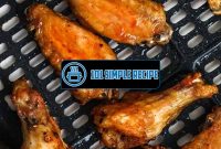 Air Fryer Chicken Wings Recipes No Breading | 101 Simple Recipe