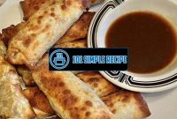 Delicious Air Fryer Egg Rolls for Weight Watchers | 101 Simple Recipe