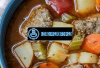 Delicious Albondigas Soup Recipe Made Easy | 101 Simple Recipe