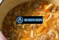 Delicious Albondigas Soup Recipe with Cabbage | 101 Simple Recipe