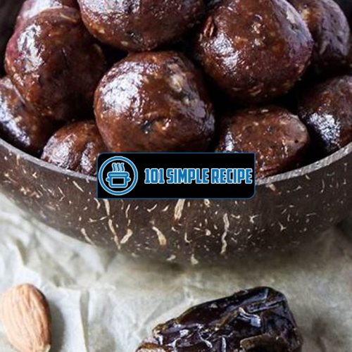 Wholesome Almond Butter Date Balls: A Delicious and Nutritious Recipe | 101 Simple Recipe