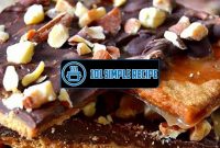 Delicious Almond Roca Recipe with Graham Crackers | 101 Simple Recipe