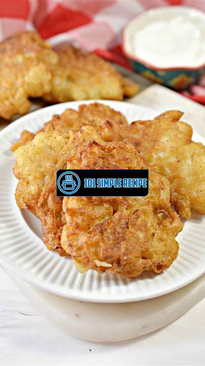 Delicious Amish Onion Fritters: A Unique Dish to Try | 101 Simple Recipe