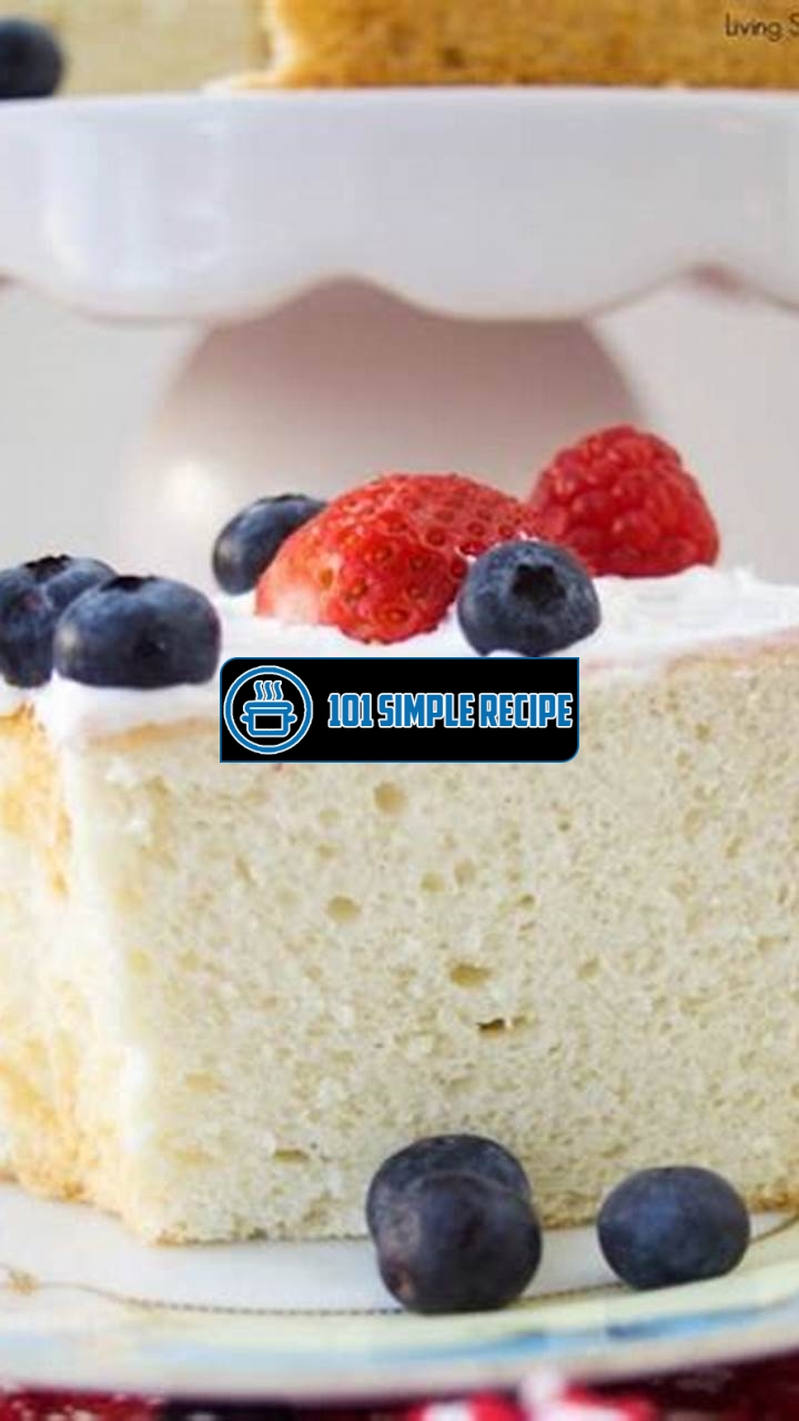 Satisfy Your Sweet Tooth with a Sugar-Free Angel Food Cake Recipe | 101 Simple Recipe