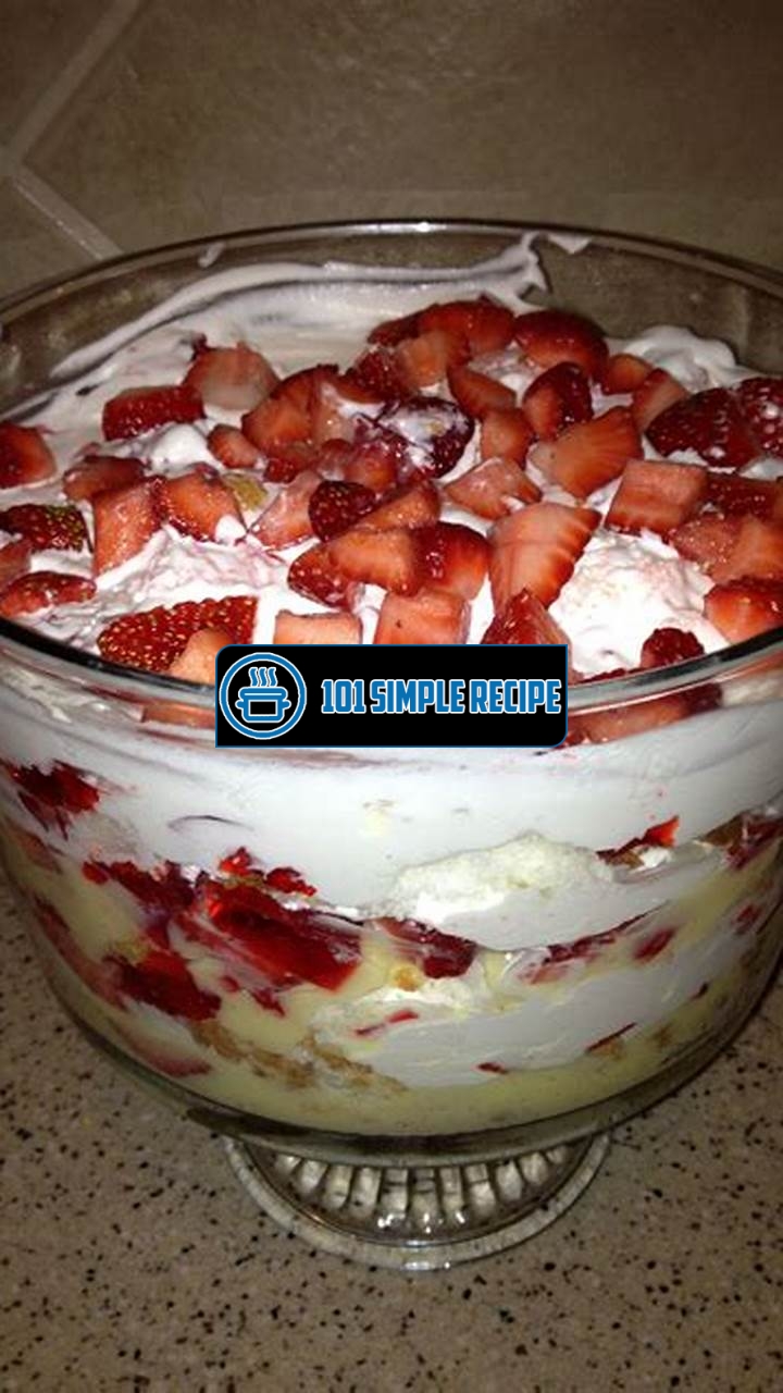 Indulge in the Delightful Flavor Fusion of Angel Food Cake with Jello Strawberries and Cool Whip | 101 Simple Recipe