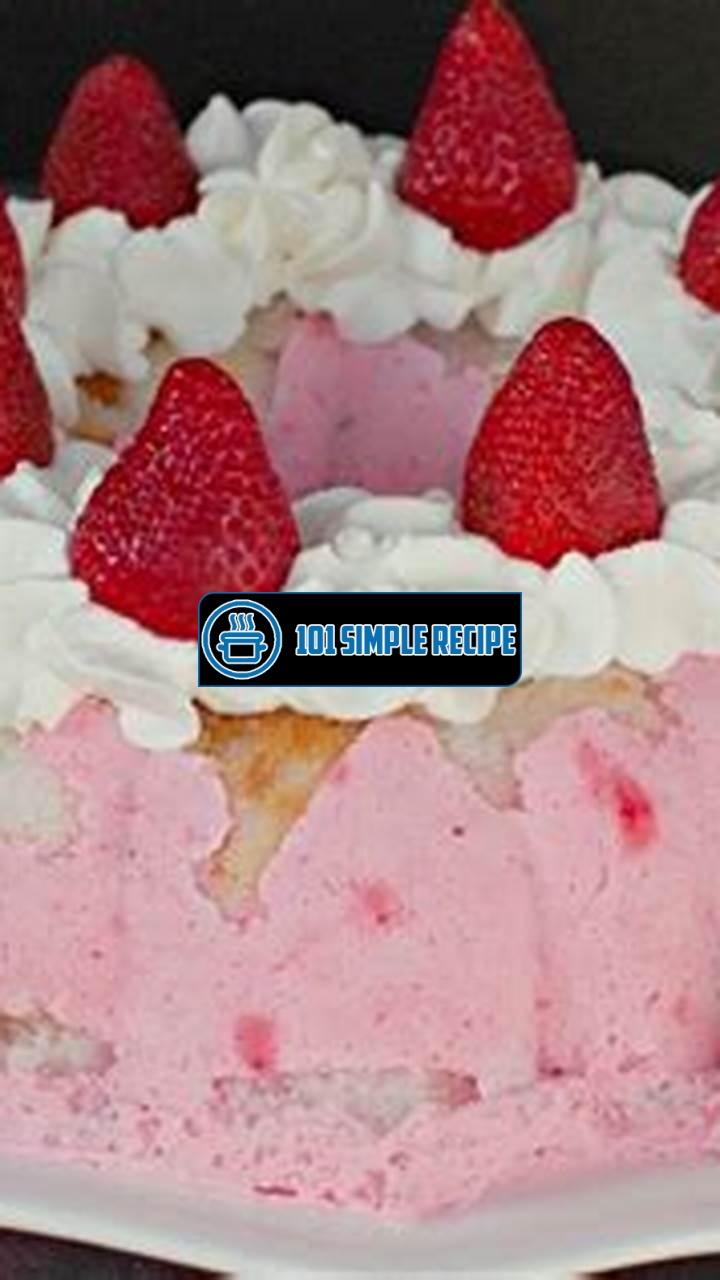 Create Heavenly Delight with Strawberry Jello Angel Food Cake | 101 Simple Recipe