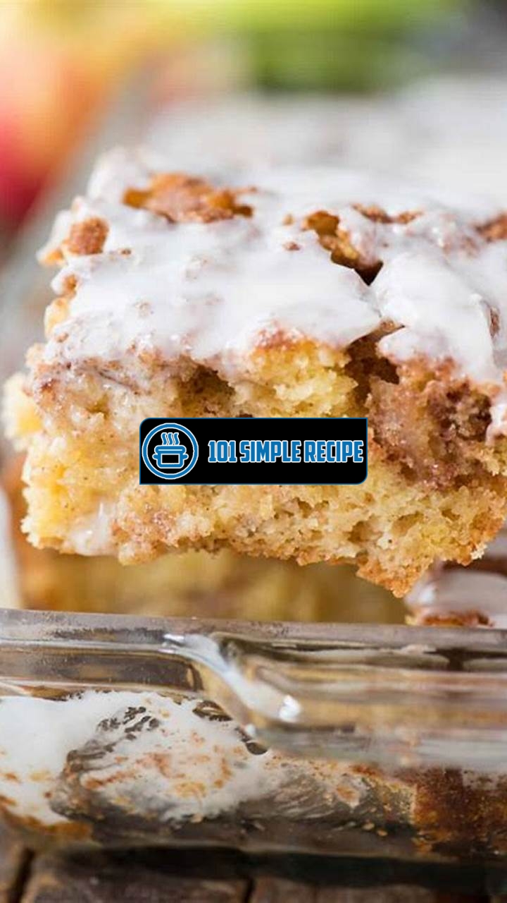 Delicious Apple Coffee Cake Recipe Using Cake Mix | 101 Simple Recipe