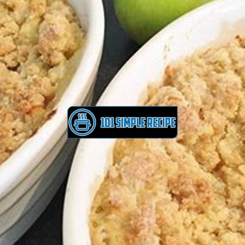 Quick and Easy Apple Crumble Recipe | 101 Simple Recipe