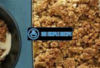 Apple Crumble Recipe With Oats And Almonds | 101 Simple Recipe