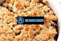 Delicious Apple Crumble Made with Almond Flour | 101 Simple Recipe