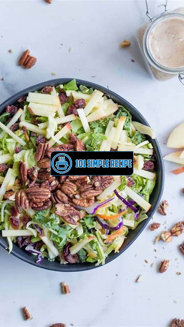 Delight Your Taste Buds with Apple Pecan Slaw! | 101 Simple Recipe