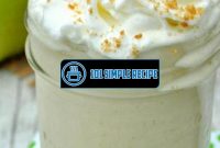Indulge in a Healthy Apple Pie Smoothie Recipe | 101 Simple Recipe