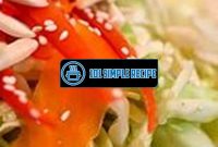 Delicious Asian Coleslaw Recipe for a Keto Diet | 101 Simple Recipe