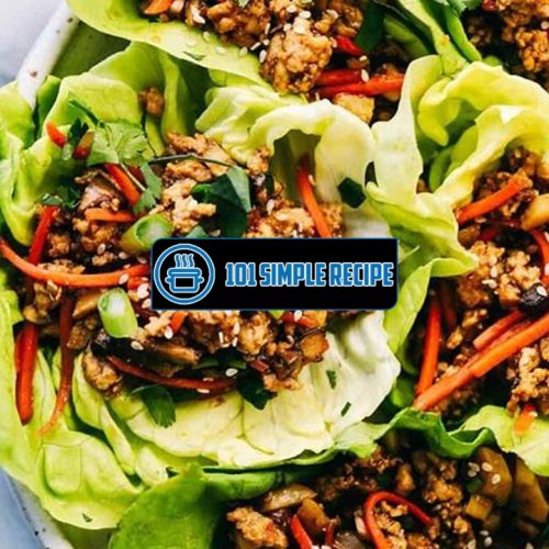 Delicious Asian Lettuce Wraps Recipe with Turkey | 101 Simple Recipe