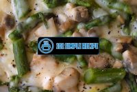 Delicious Asparagus Mushroom Swiss Egg White Recipe | 101 Simple Recipe
