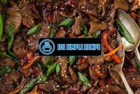 Authentic Mongolian Beef Recipe: Cook It Like a Pro! | 101 Simple Recipe