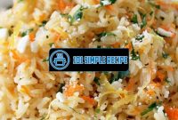 Master the Art of Making Authentic Rice Pilaf | 101 Simple Recipe