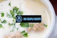 The Perfect Avgolemono Soup Recipe for a Comforting Meal | 101 Simple Recipe