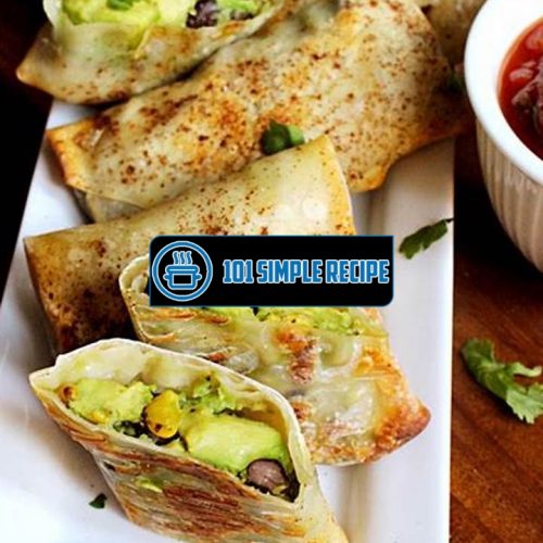 Baked Avocado Egg Rolls: A Delicious Twist on Traditional Rolls | 101 Simple Recipe