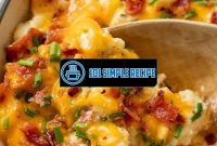 Delicious Bacon Cheeseburger Cauliflower Casserole Recipe | 101 Simple Recipe