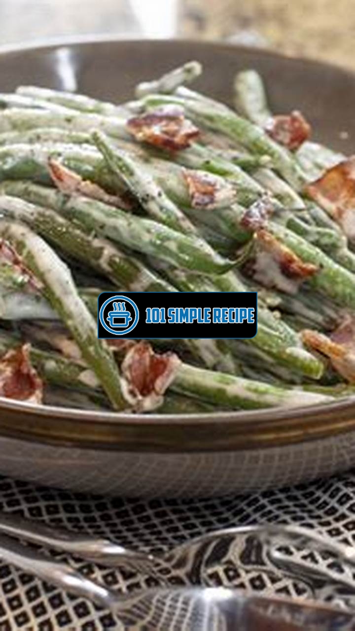 Bacon Ranch Green Beans Recipe | 101 Simple Recipe