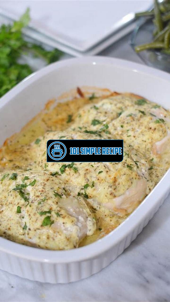Discover the Deliciousness of Baked Chicken Breast with Sour Cream | 101 Simple Recipe
