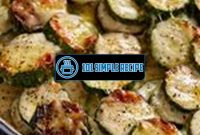 Delicious Baked Courgette Recipes for UK Foodies | 101 Simple Recipe