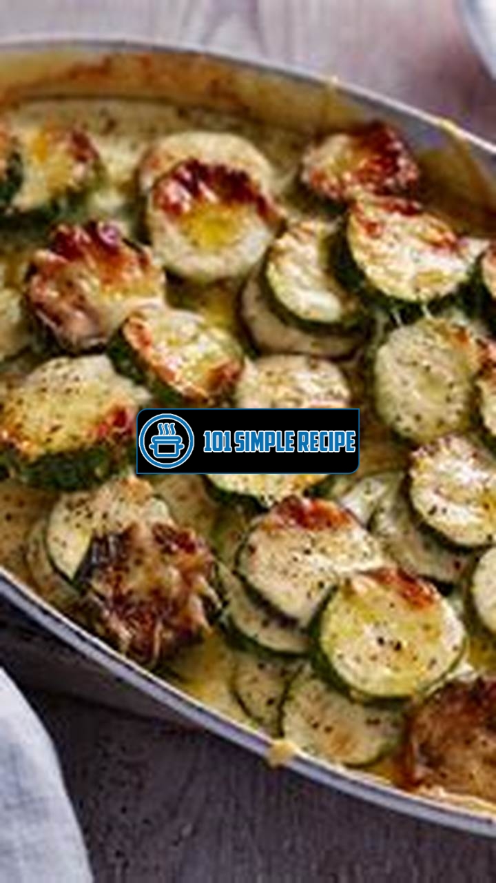 Delicious Baked Courgette Recipes for UK Foodies | 101 Simple Recipe