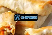 Savory Baked Egg Rolls: Your Deliciously Healthy Alternative | 101 Simple Recipe