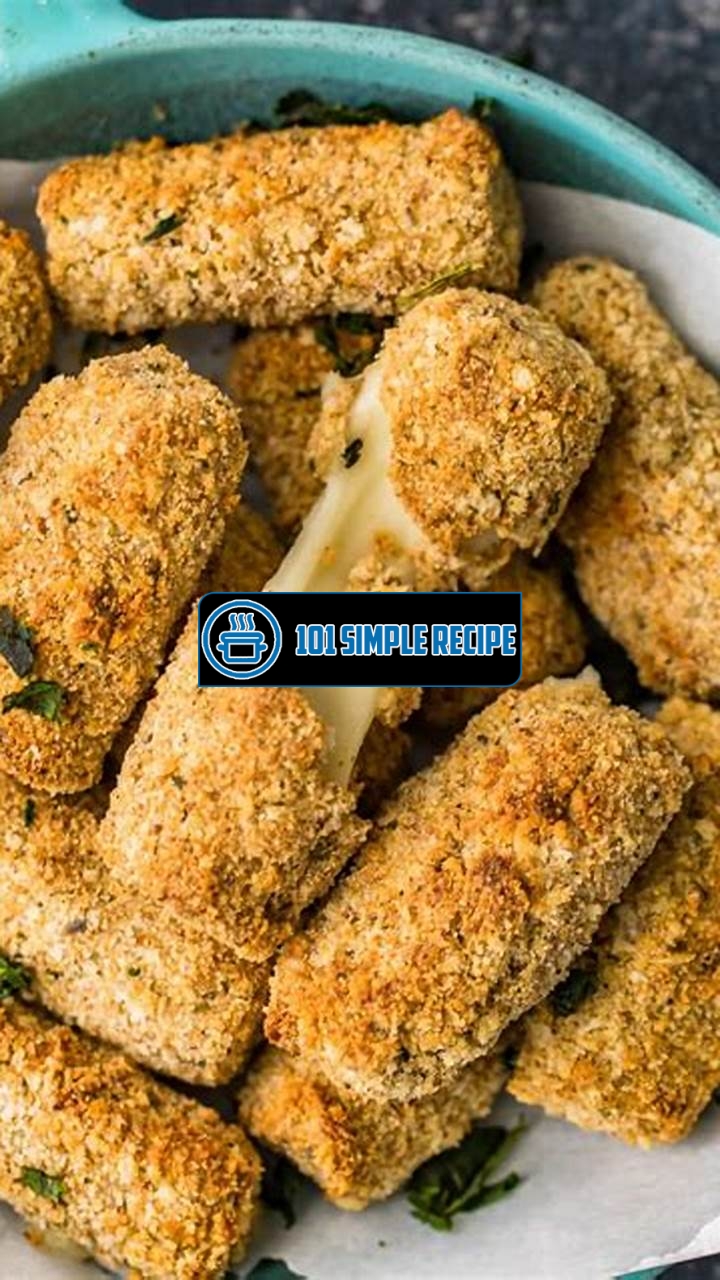 Indulge Your Taste Buds with Irresistible Baked Mozzarella Sticks | 101 Simple Recipe