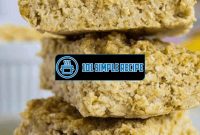 Delicious Baked Oatmeal Bars with No Added Sugar | 101 Simple Recipe