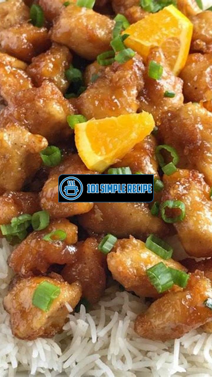 Baked Orange Chicken with Cornstarch: A Flavorful Twist on a Classic Dish | 101 Simple Recipe