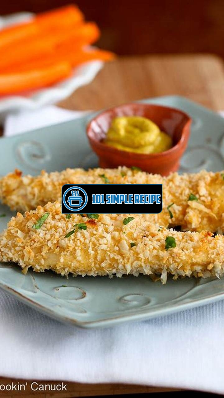Irresistibly Crunchy Baked Parmesan Crusted Chicken Tenders | 101 Simple Recipe