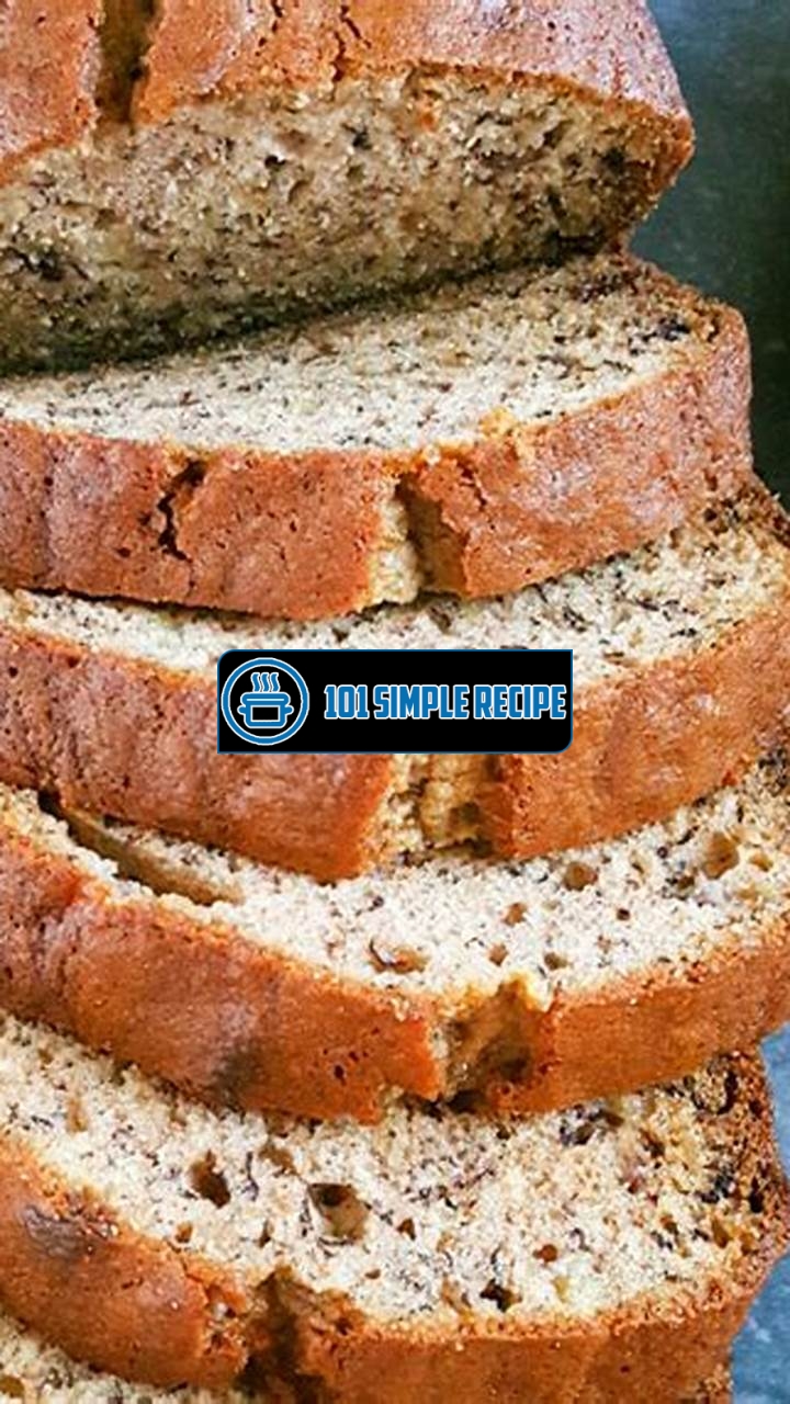 Banana Bread Recipe: Perfectly Moist with Only 2 Bananas, No Eggs Needed | 101 Simple Recipe