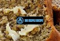 Banana Bread With Honey Or Maple Syrup | 101 Simple Recipe