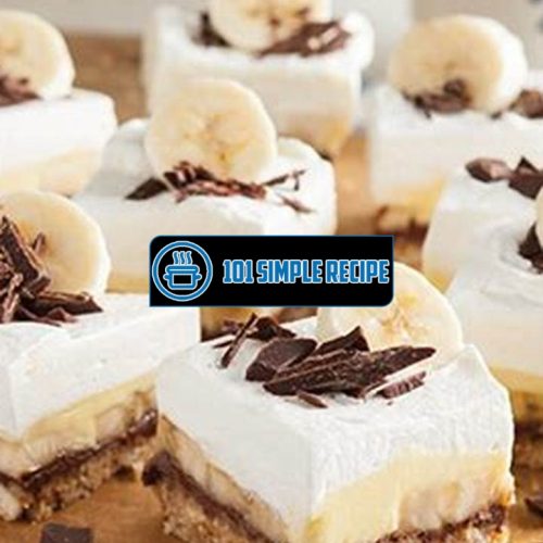 Indulge in Delicious Banana Pudding Bars Paula Deen Recipe | 101 Simple Recipe