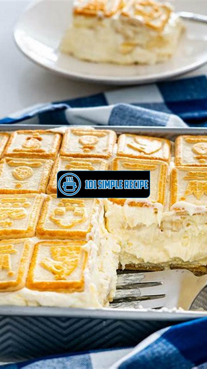 Indulge in a Delectable Banana Pudding with Chessmen Cookies! | 101 Simple Recipe
