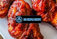 Grill Mouth-Watering Barbecue Chicken Legs Easily | 101 Simple Recipe