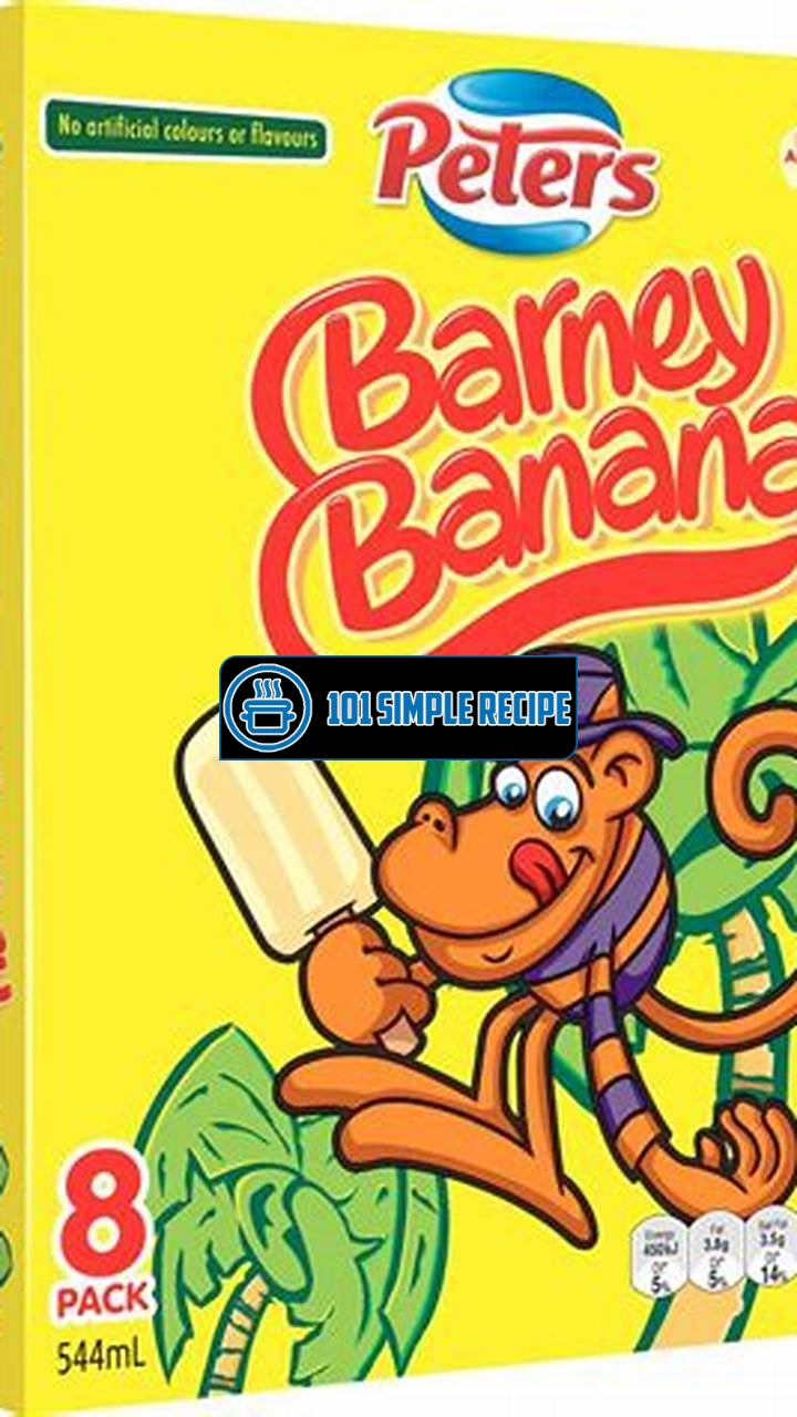 Barney Banana Ice Cream | 101 Simple Recipe