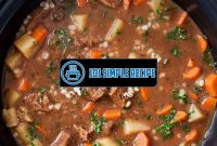 A Mouthwatering Beef Barley Soup Recipe | 101 Simple Recipe