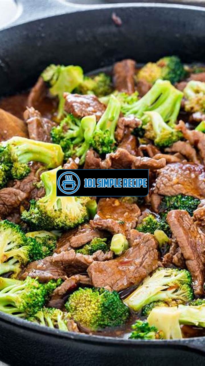 The Best Beef Broccoli Stir Fry Recipe | 101 Simple Recipe