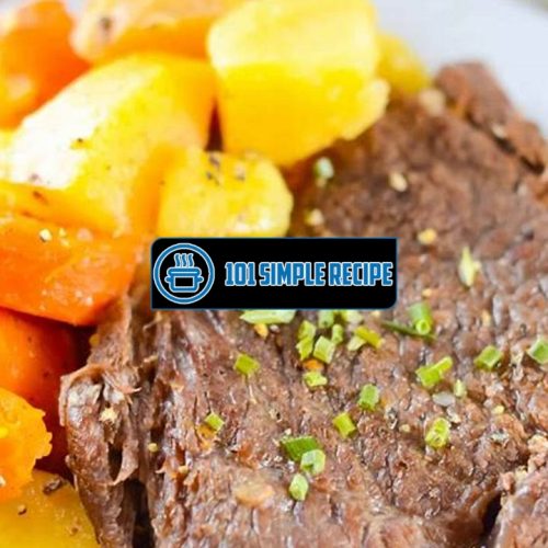 Tender and Delicious Beef Rump Roast Instant Pot Recipe | 101 Simple Recipe