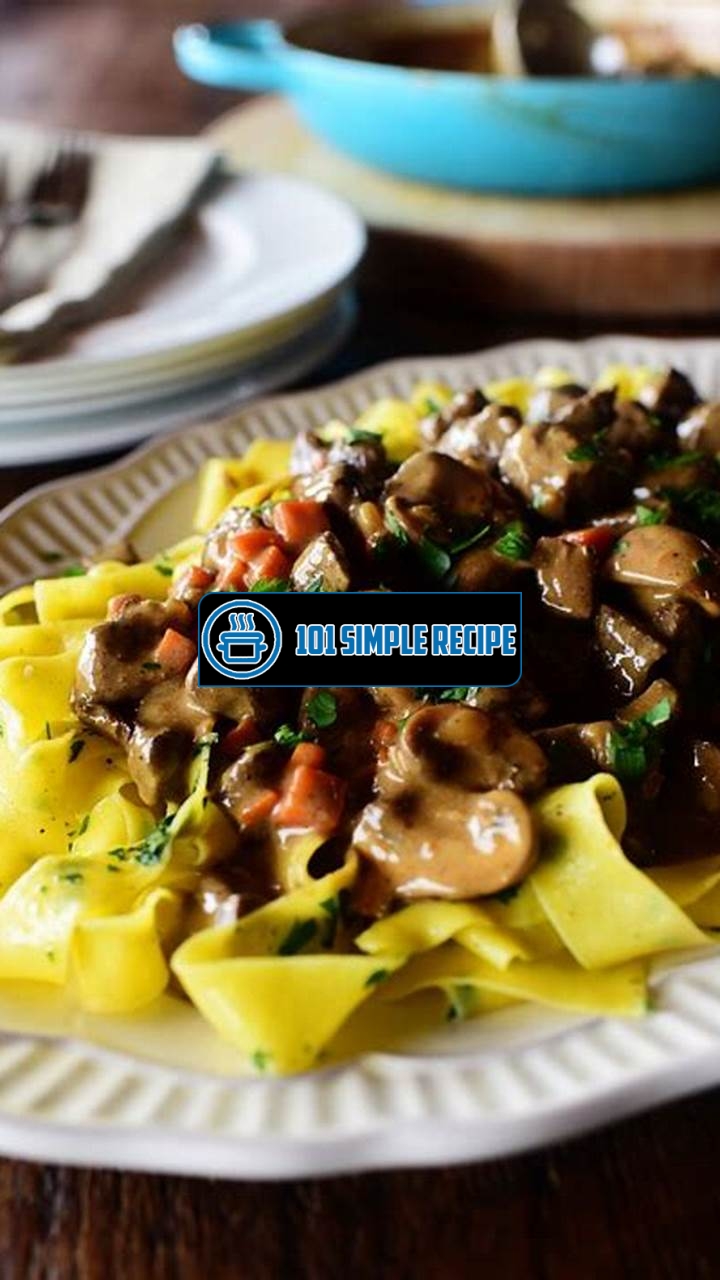 Discover the Best Beef Stroganoff Recipe by Pioneer Woman | 101 Simple Recipe