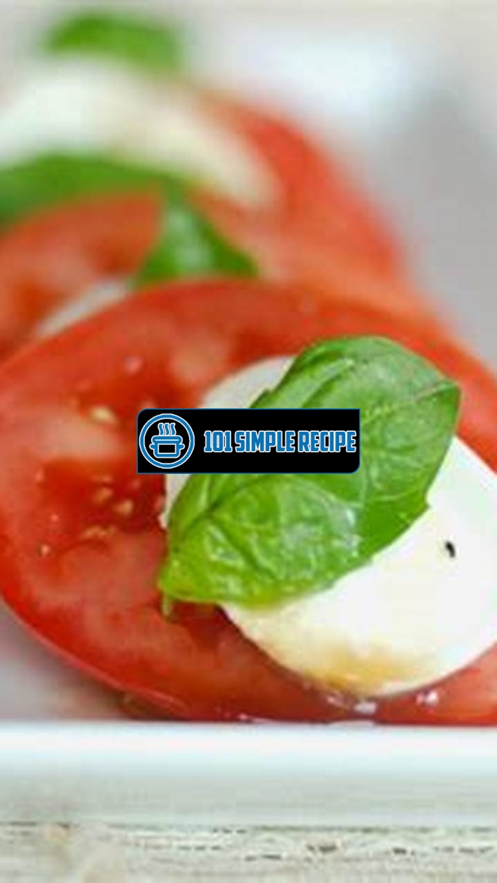 Delicious Beefsteak Tomato and Mozzarella Salad | 101 Simple Recipe