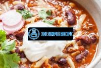 Master the Art of the Best Beef Chili Recipe | 101 Simple Recipe