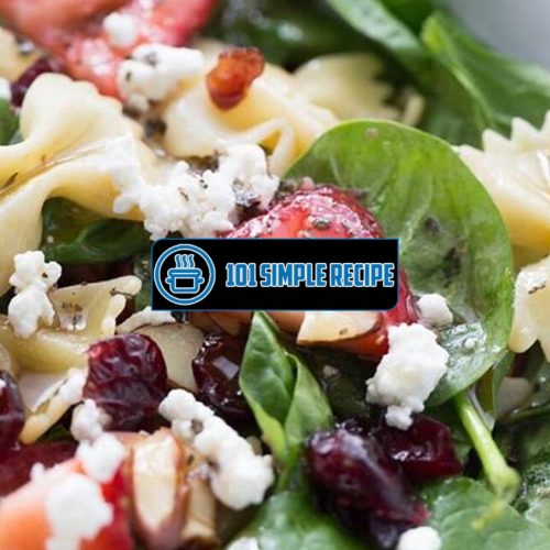 Discover the Irresistible Strawberry Spinach Salad Recipe | 101 Simple Recipe