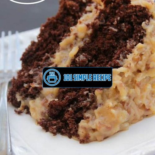 Discover the Perfect German Chocolate Cake Frosting Recipe | 101 Simple Recipe
